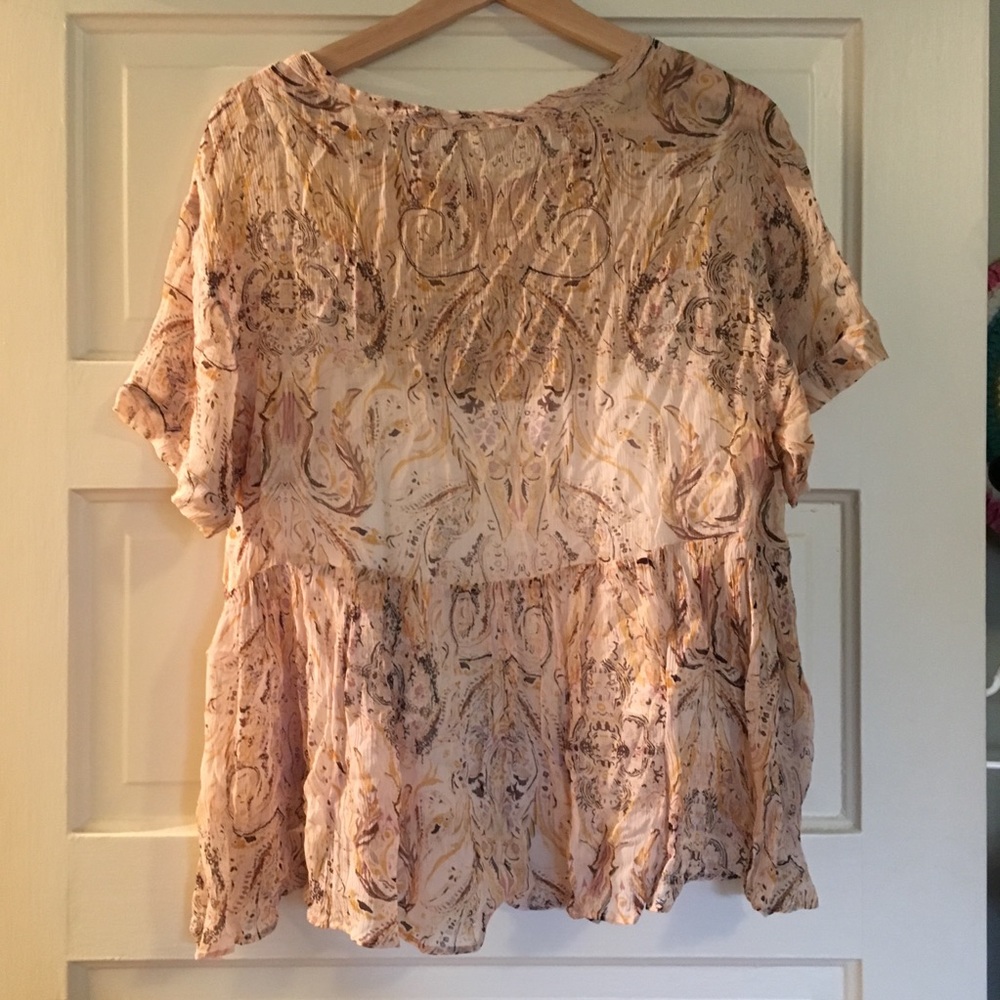 Free people sheer shirt - Picture 4 of 5